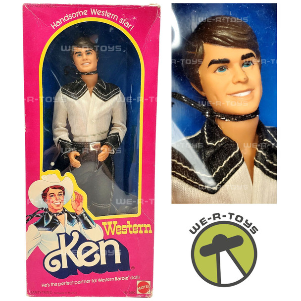 Barbie Western Ken Handsome Western Star No. 3600 Mattel 1980 NRFB