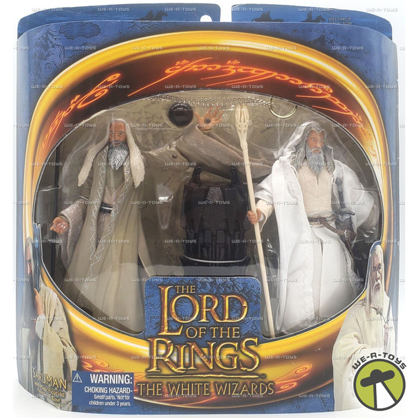 The Lord of the Rings UK Exclusive The White Wizards Figures 2003 #81208