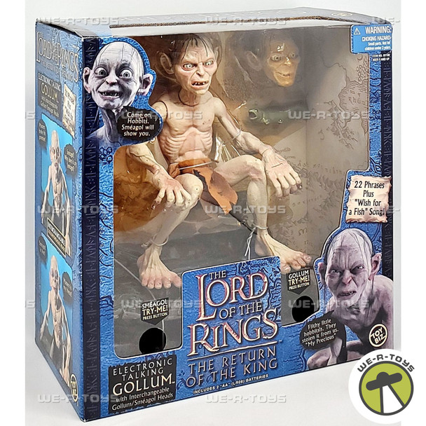 Lord of the Rings Return of the King Electronic Talking Gollum Figure 2003
