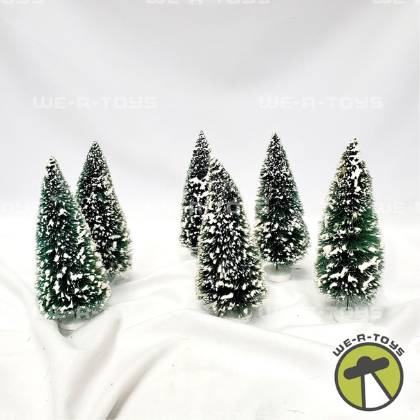 Dept. 56 Pine Trees Lot of 6 statuettes for Christmas Villages NEW