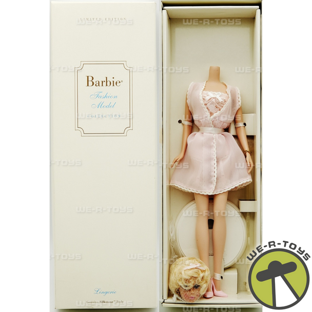 Barbie Lingerie #4 Blonde Fashion Model Silkstone Doll 2002 Mattel 55498 USED