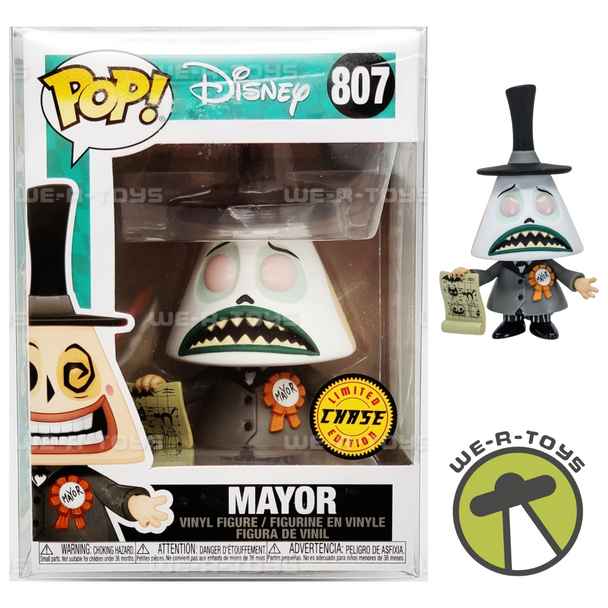 Funko Pop! Disney 's TNBC #807 Mayor Vinyl Figure & Case Chase Edition NEW