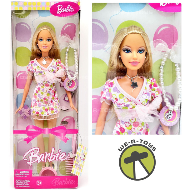 Barbie It's your Birthday Doll with Bracelet Mattel J9195 2006 NRFB