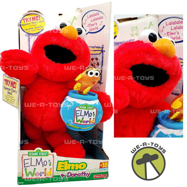 Elmo's World Elmo and Dorothy Singing Plush Fisher-Price 2000 NRFB