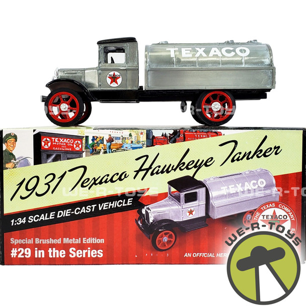Texaco 1931 Hawkeye Tanker 1:34 Scale Die-Cast Bank Vehicle 2012 Chevron NEW