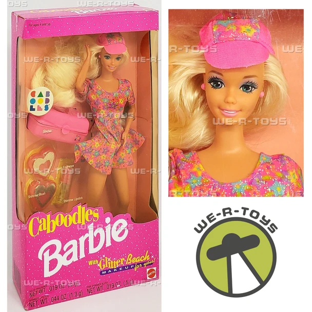Barbie Caboodles Doll With Glitter Beach Makeup For You 1992 Mattel 3157 NEW
