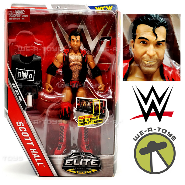 WWE Elite Collection Flashback WCW Scott Hall Action Figure 2017 Mattel DXJ34