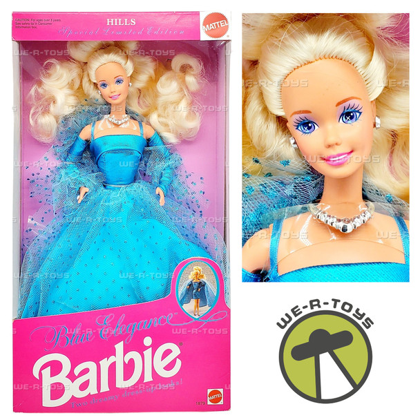 Blue Elegance Barbie Doll Hills Special Limited Edition 1992 Mattel No. 1879