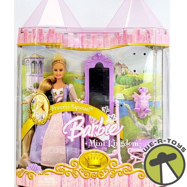 Barbie Mini Kingdom Princess Rapunzel Doll & Accessories 2005 Mattel #J6064 NRFB
