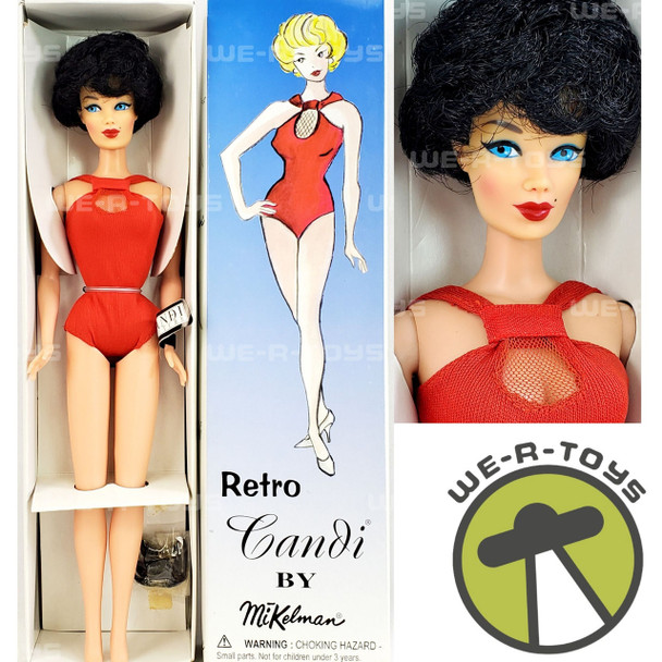 Retro Candi Candi Retro by MiKelman w/Black Bubble Cut and Red Outfit NRFB