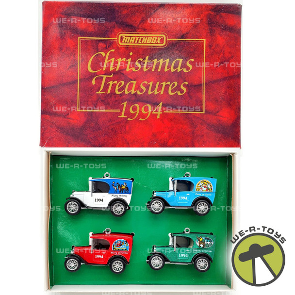 Matchbox Collectibles Christmas Treasures Die Cast Ornaments Vehicles 1994 NRFB