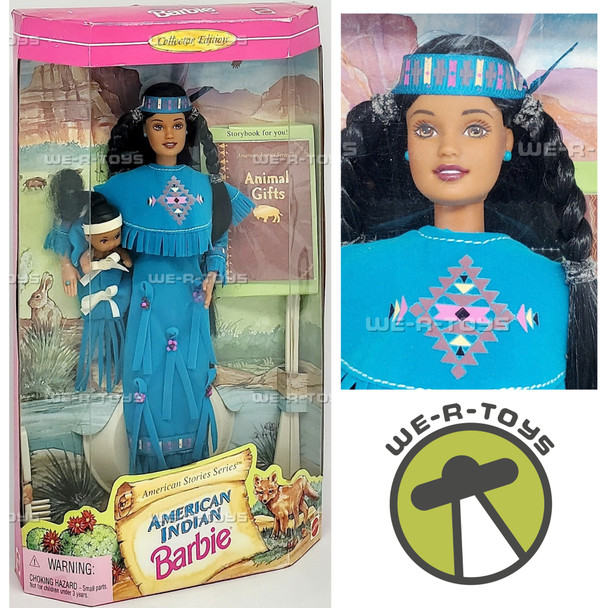 Barbie American Stories Series American Indian Doll 1996 Mattel #17313 NRFB