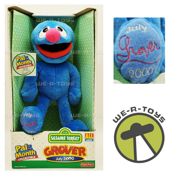 Sesame Street Pal of the Month Grover July 2000 Fisher-Price #93446 NRFB