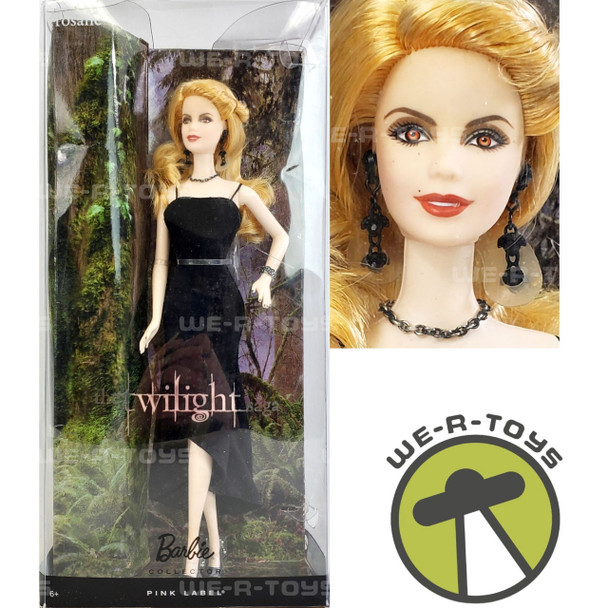 Barbie The Twilight Saga Rosalie Pink Label Collector Doll 2012 Mattel NRFB