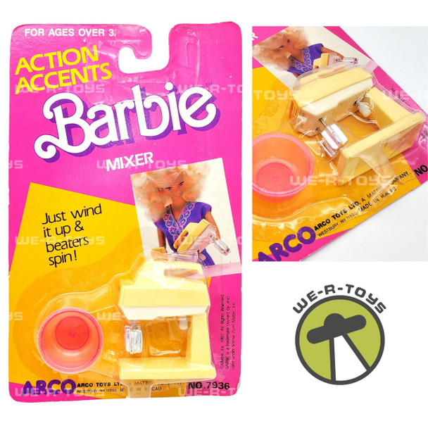 Barbie Action Accents Mixer Doll House Accessory 1987 Mattel #7936 NRFP