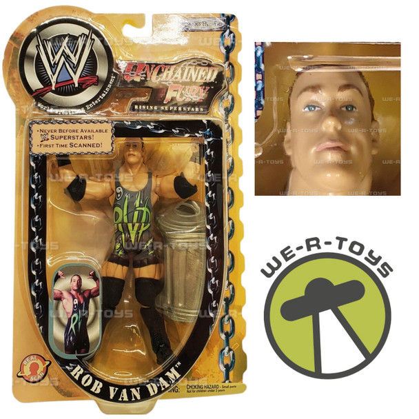 WWE Unchained Fury Rob Van Dam Action Figure 2002 Jakks Pacific W91080 NRFP