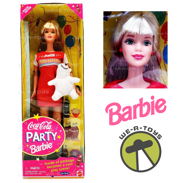 Coca-Cola Party Barbie Doll Special Edition 1998 Mattel 22964