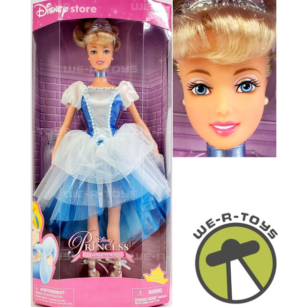 Disney Store Disney Princess Cinderella Ballerina Doll 2003 NRFB