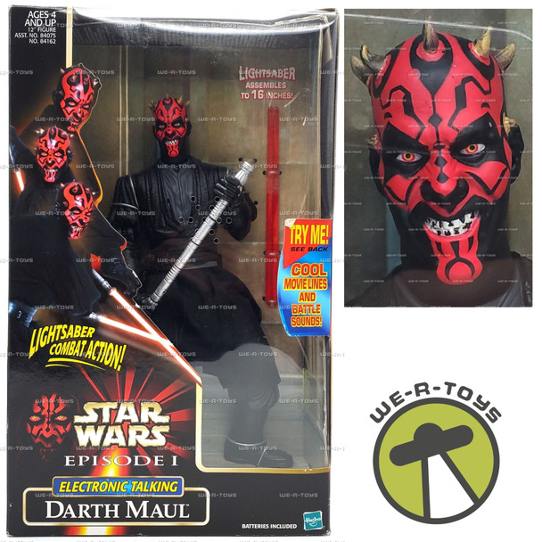 Star Wars Episode I Electronic Talking Darth Maul 12" Action Figure 1999