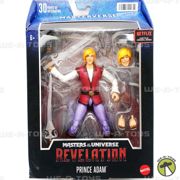 Masters of the Universe Revelation Masterverse Prince Adam Action Figure Mattel