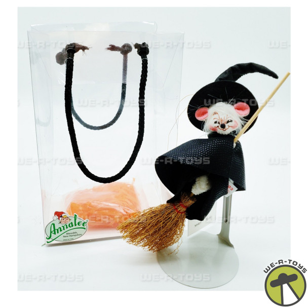 Annalee Mobilitee Dolls 3" Witch Mouse Ornament Doll in Gift Bag No. 300404 NEW