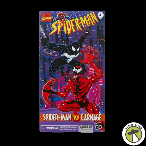 Marvel Legends Series Spider-Man Symbiote & Carnage 6" Action Figures 2-Pack