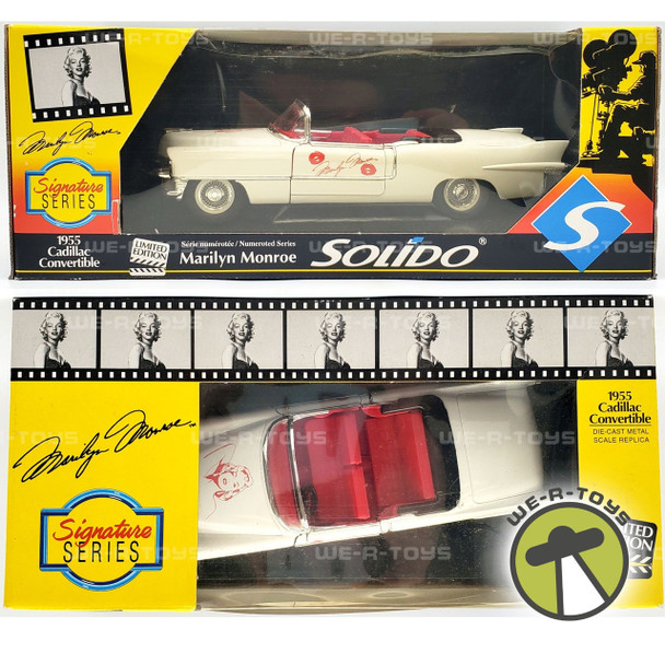 Marilyn Monroe Solido Signature Series 1955 Cadillac Convertible Marilyn Monroe Die Cast NRFB
