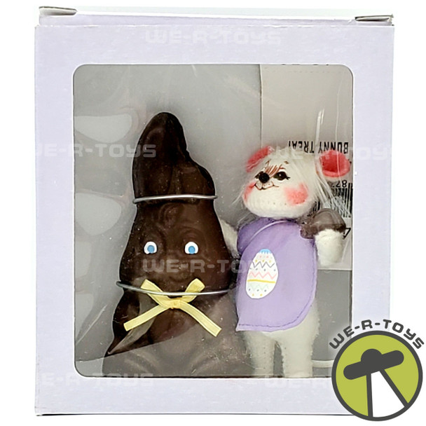 Annalee Mobilitee Dolls 4" Chocolate Bunny Treat Wired Doll in Gift Box 2004 NEW