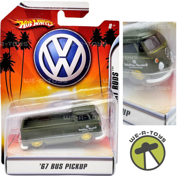 Hot Wheels VW Rat Rods '67 Bus Truck Pickup 2007 Mattel NRFP