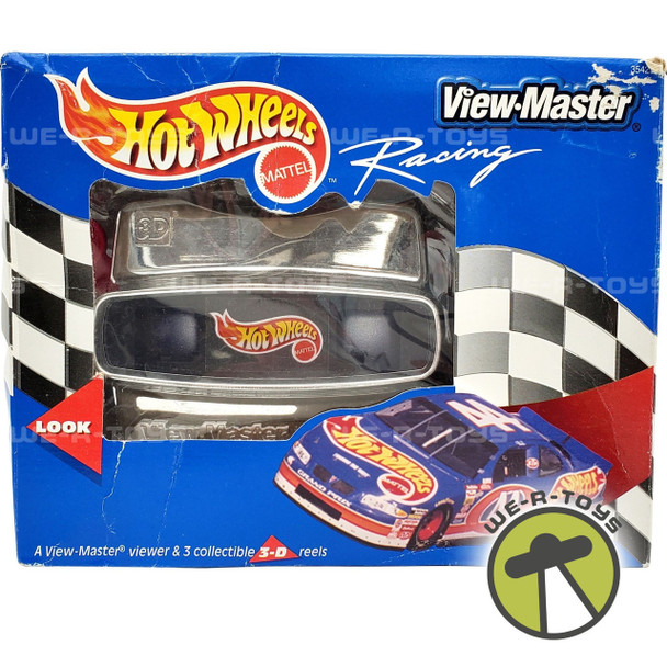 Hot Wheels Racing View Master and collectible 3D reels Mattel 1998 USED