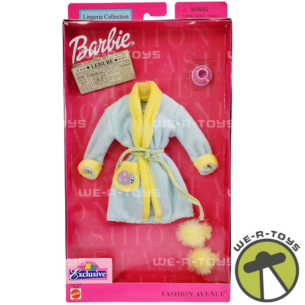 Barbie Fashion Avenue Lingerie Collection with Robe 2001 Mattel #27430 NRFP