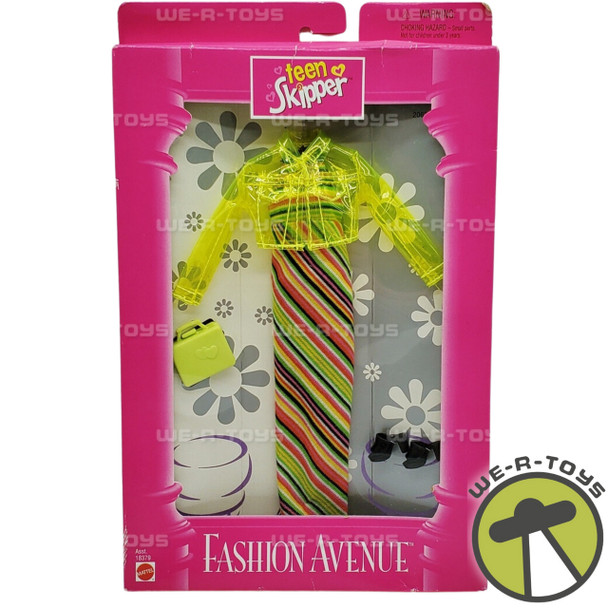 Barbie Fashion Avenue Teen Skipper Dress Vinyl Jacket 1998 Mattel 20625 NRFB