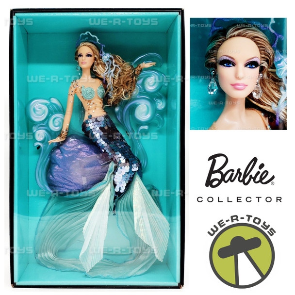Barbie Collector Exclusive The Mermaid Gold Label Barbie Doll 2011 Mattel W3427