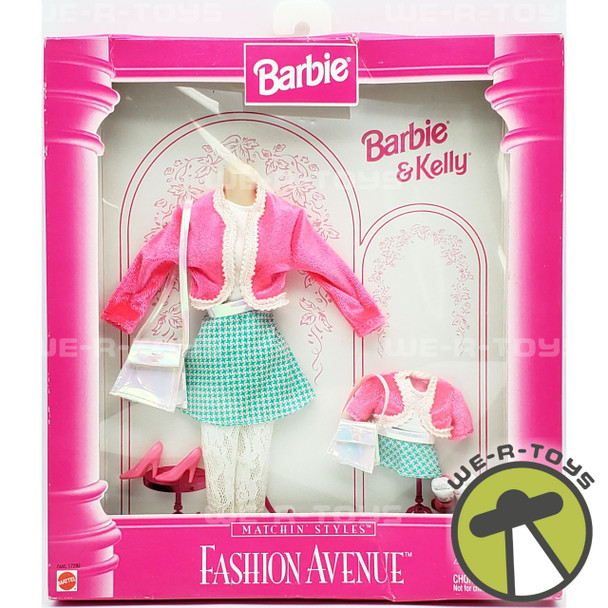 Barbie Fashion Avenue Matchin Styles Pink Velvet Jackets 1996 Mattel 17292 NRFB