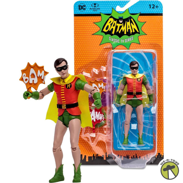 DC Retro Batman 1966 WV8 Robin 6" Action Figure McFarlane Toys