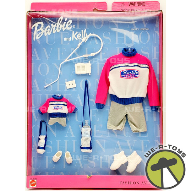 Barbie and Kelly Fashion Avenue Happy Hiking Fashion 1999 Mattel 25756 NRFB