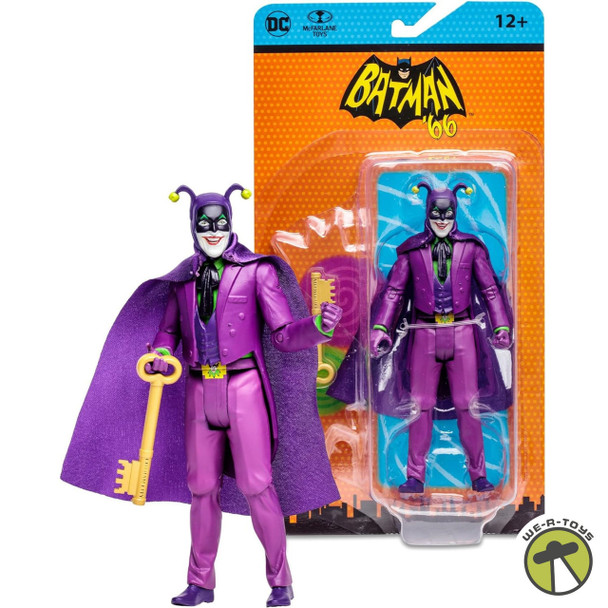DC Retro Batman 1966 WV8 The Joker (Comic) 6" Action Figure McFarlane Toys
