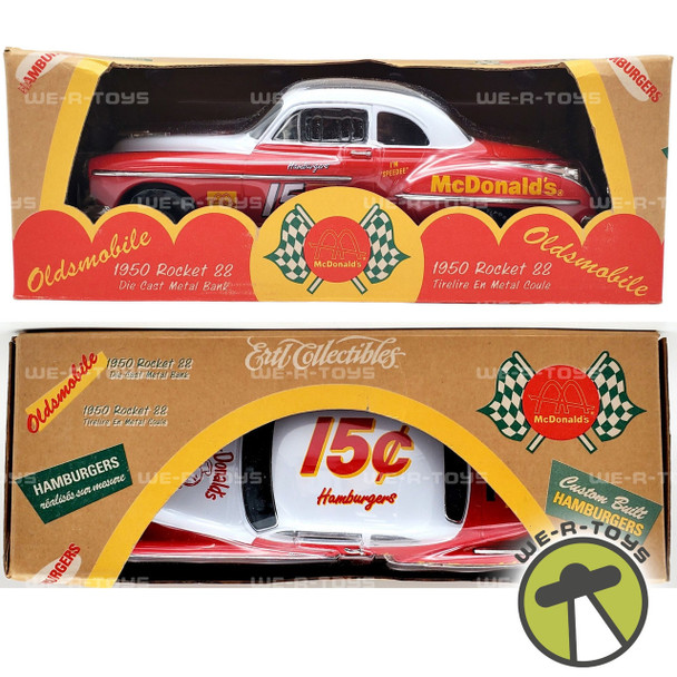 McDonald's Ertl Collectibles McDonald's Oldsmobile 1950 Rocket 88 Die Cast Bank 1999 NRFB