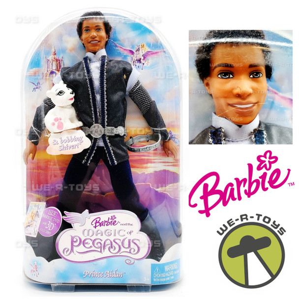 Barbie and The Magic of Pegasus: Prince Aidan Doll African American 2005 Mattel