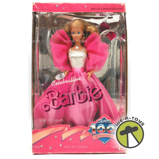 Celebration Barbie Sears 100th Anniversary Barbie Doll Blonde 1985 Mattel #2998