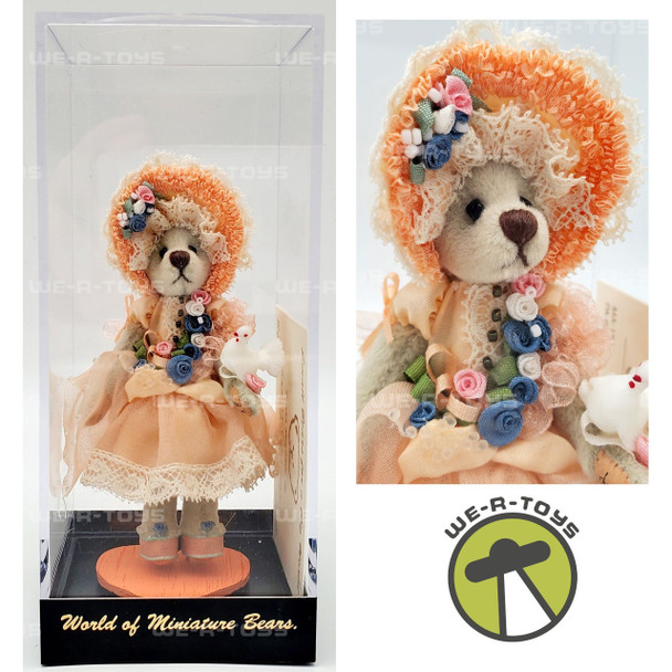 World of Miniature Bears Emma #971 Cashmere Plush 3.75in 1 of 2000 NEW