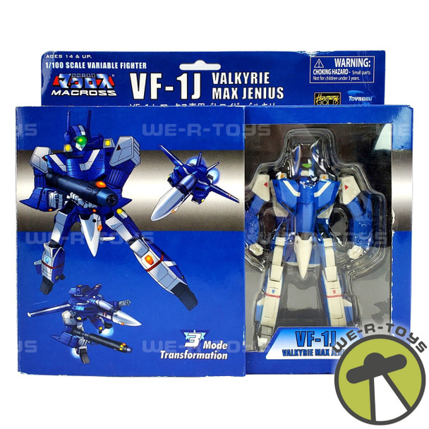 Macross Series 1 VF-1J Valkyrie Max Jenius 1/100 Scale Figure 2006 Toynami NRFB