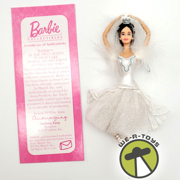 Barbie as the Swan Queen in Swan Lake Porcelain Ornament Christmas NEW