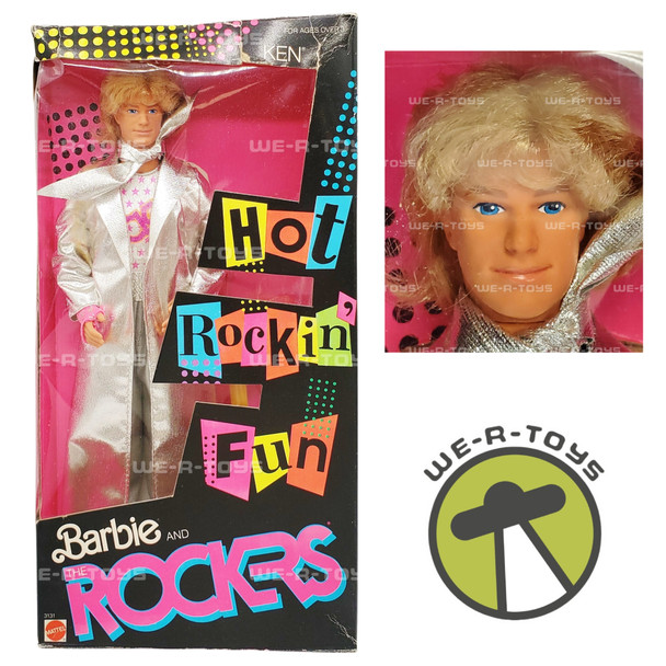 Barbie and the Rockers Ken Doll 1986 Mattel #3131 NRFB