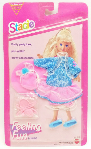 Barbie Stacie Fashions Feeling Fun Fashions Party Look 1993 Mattel 10749 NRFP