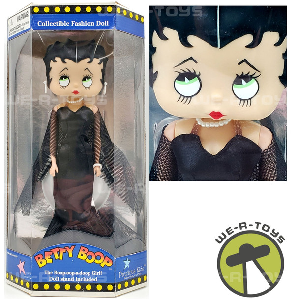 Betty Boop Collectible Fashion Doll Black Dress 1998 Precious Kids #31101 NEW