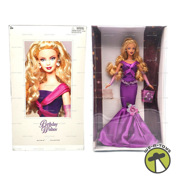 Barbie Birthday Wishes Silver Label Collector Doll 2004 Mattel No. C6228