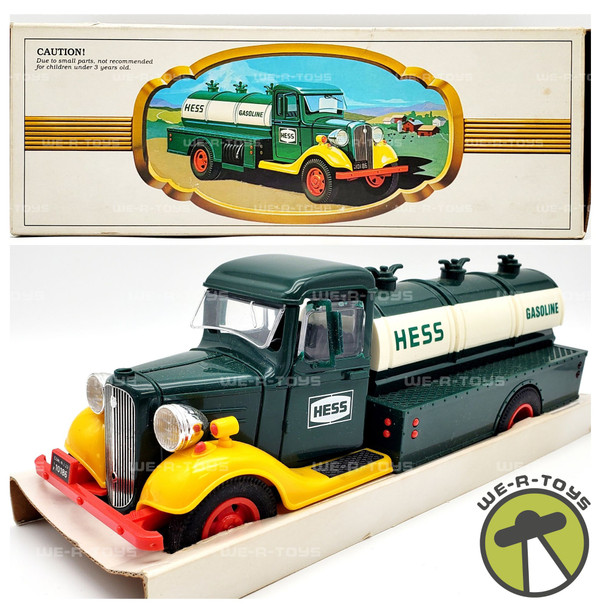 First Hess Truck (Rare Black Switch) Gasoline Toy Vehicle 1982-1983 USED