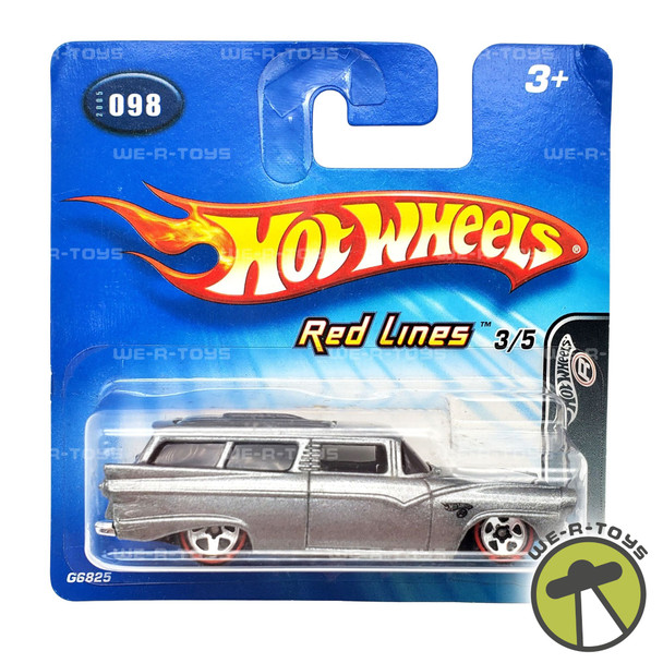 Hot Wheels Red Lines Short Card Silver 8 Crate Car Mattel 2004 NRFP