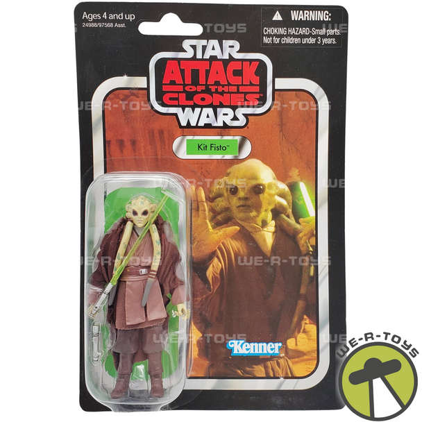 Star Wars Vintage Collection Attack of the Clones Kit Fisto 2010 Hasbro NRFP